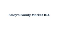 Foley's Family Market IGA