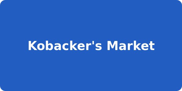 Kobacker's Market