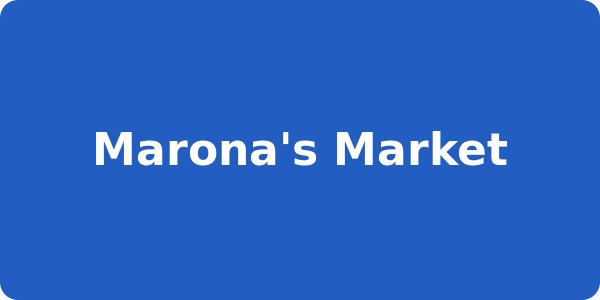 Marona's Market