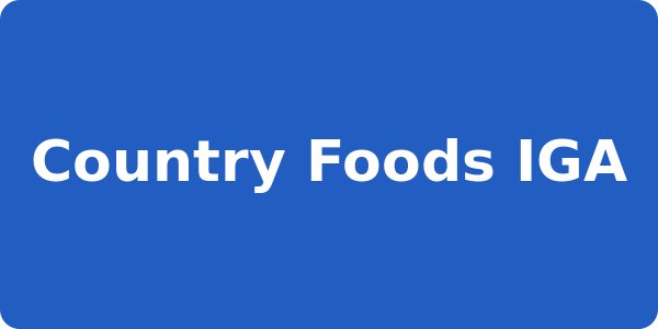 Country Foods IGA