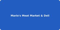 Mario's Meat Market & Deli