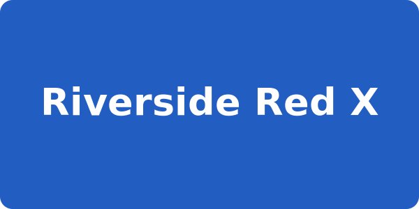 Riverside Red X