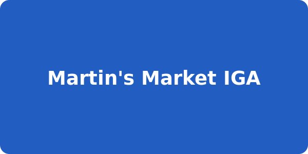 Martin's Market IGA