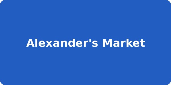 Alexander's Market