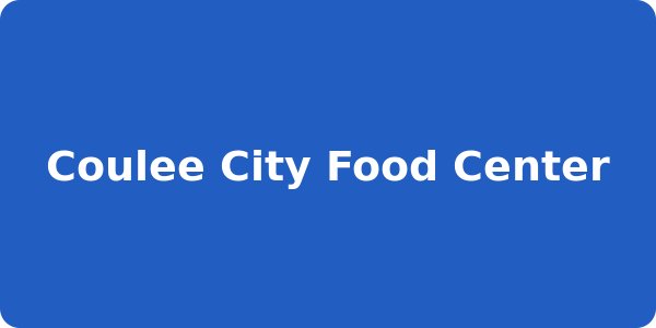 Coulee City Food Center