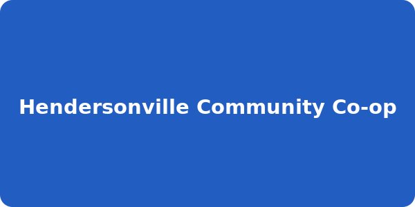 Hendersonville Community Co-op