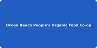 Ocean Beach People's Organic Food Co-op