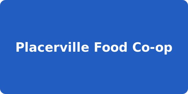 Placerville Food Co-op