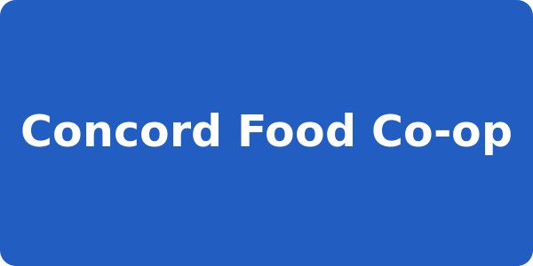 Concord Food Co-op