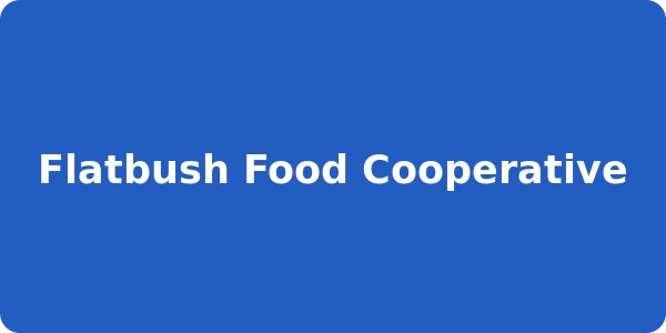 Flatbush Food Cooperative
