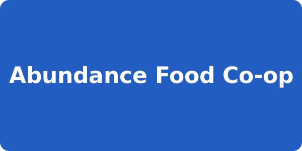 Abundance Food Co-op