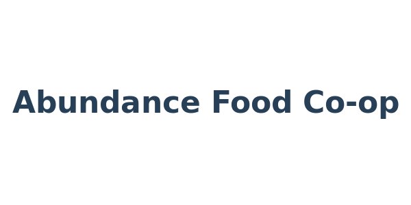 Abundance Food Co-op