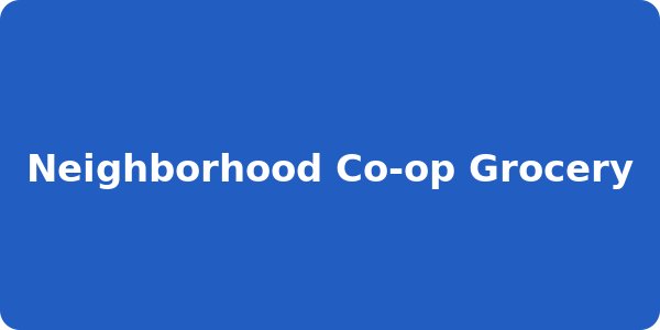 Neighborhood Co-op Grocery
