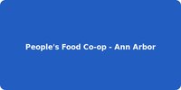 People's Food Co-op - Ann Arbor