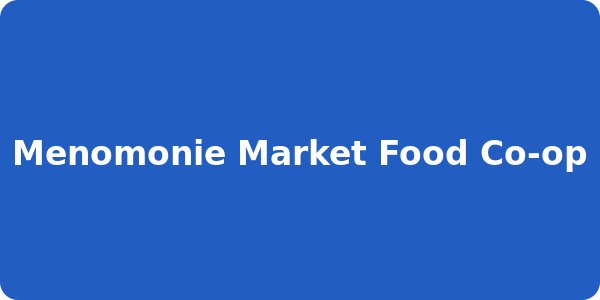 Menomonie Market Food Co-op