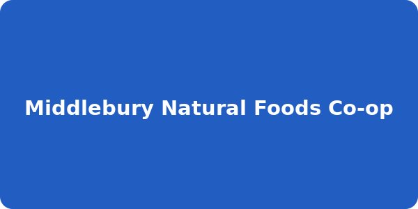 Middlebury Natural Foods Co-op
