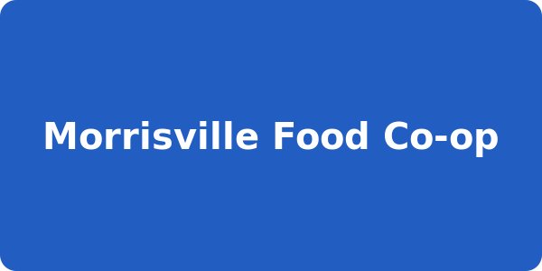 Morrisville Food Co-op