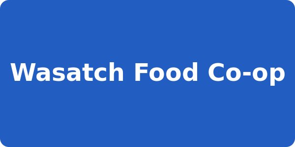 Wasatch Food Co-op