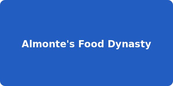 Almonte's Food Dynasty