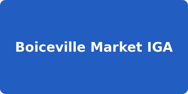 Boiceville Market IGA