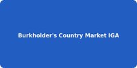 Burkholder's Country Market IGA