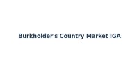 Burkholder's Country Market IGA