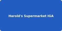 Harold's Supermarket IGA