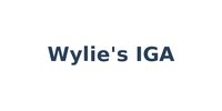 Wylie's IGA
