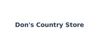 Don's Country Store
