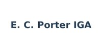 E. C. Porter IGA