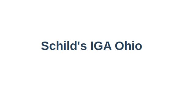Schild's IGA Ohio