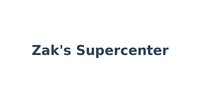 Zak's Supercenter