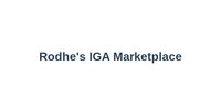 Rodhe's IGA Marketplace