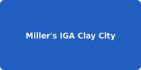 Miller's IGA Clay City