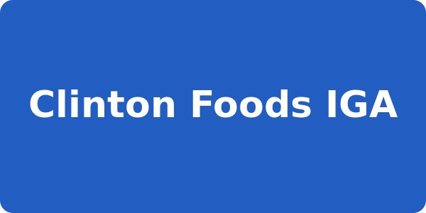 Clinton Foods IGA