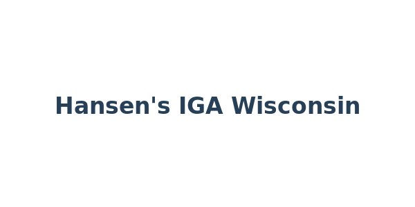 Hansen's IGA Wisconsin