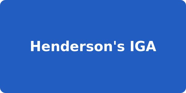 Henderson's IGA