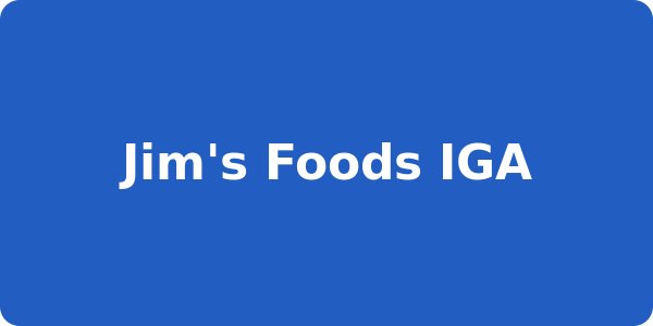 Jim's Foods IGA