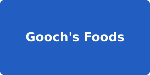 Gooch's Foods