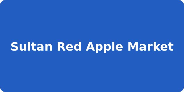 Sultan Red Apple Market