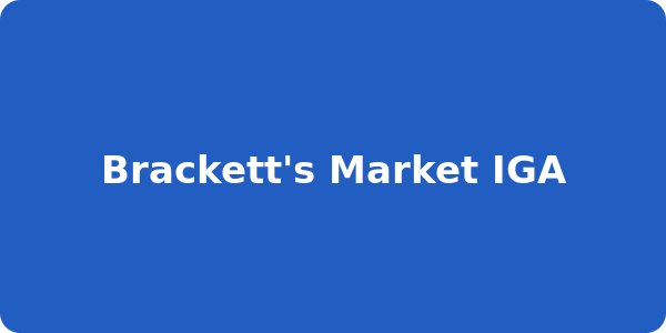 Brackett's Market IGA