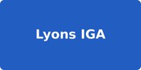 Lyons IGA