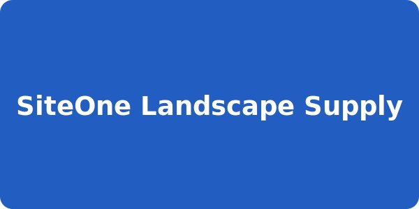 SiteOne Landscape Supply