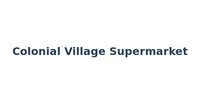 Colonial Village Supermarket