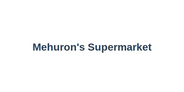 Mehuron's Supermarket