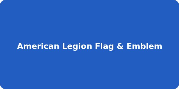 American Legion Flag & Emblem