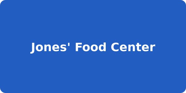 Jones' Food Center