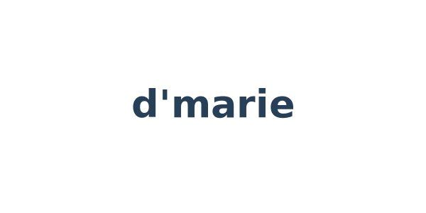 d'marie
