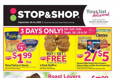 Stop & Shop (NY) Weekly Ad September 18 to September 24