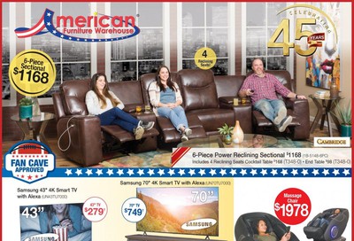American Furniture Warehouse (AZ) Weekly Ad September 16 to October 6